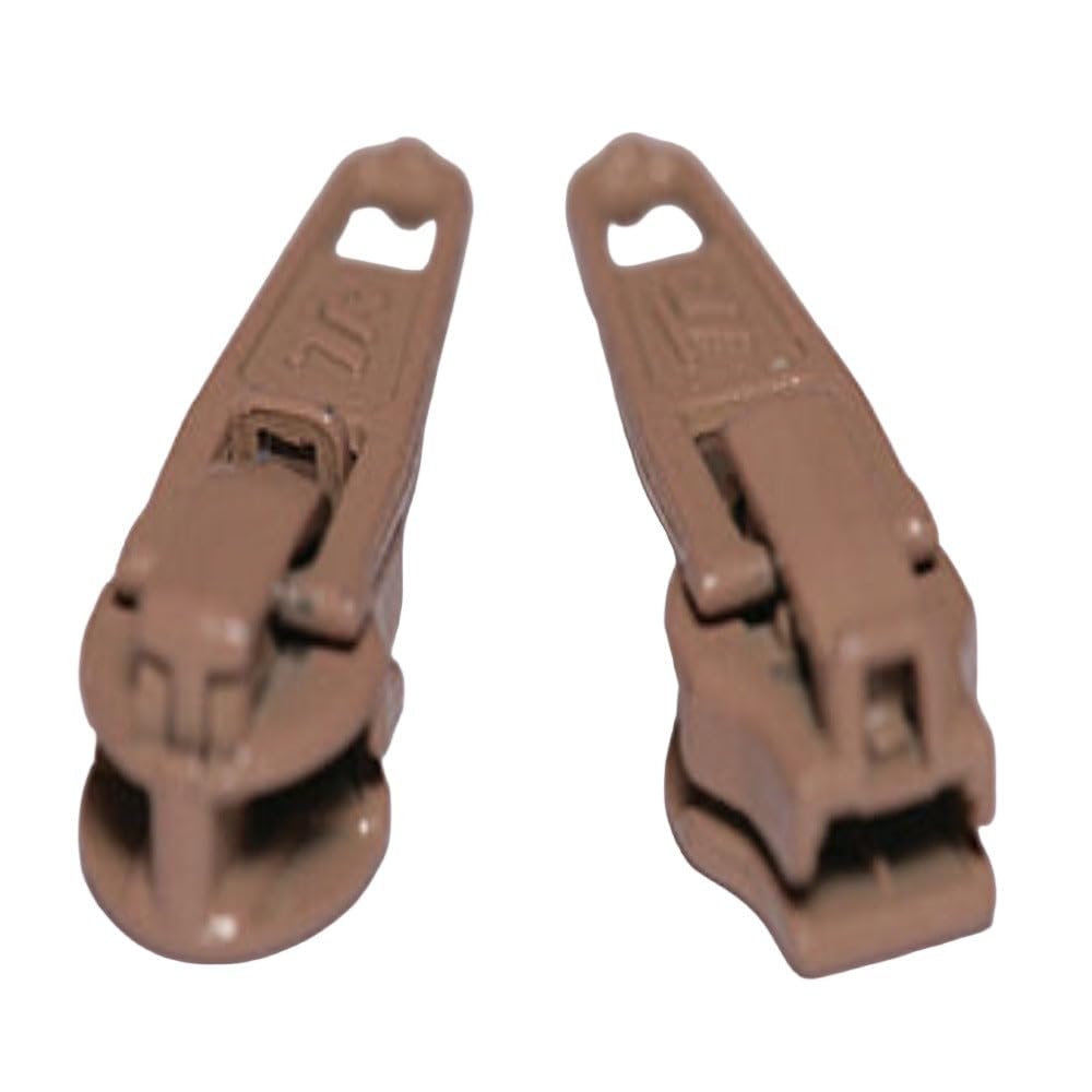 Black Barn Upholstery Supplies Beige Auto-Lock No.5 Zip Sliders /Per Slider
