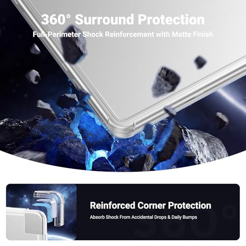 Image of Saco MacBook Neo 13 Inch Case 2026 Release Model A3404 with A18 Pro Chip, Matte Hard Shell Case with Reinforced Corners, Matte Screen Protector & Transparent Keyboard Cover, Matte Clear