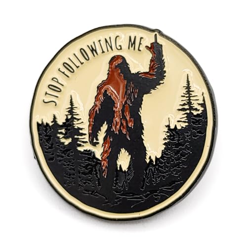 Bigfoot Enamel Lapel Pin - for Fans of Bigfoot and Sasquatch