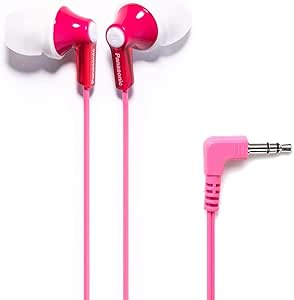 Panasonic ErgoFit Wired Earbuds, 3.5mm Jack In-Ear Headphones Wired with Dynamic Crystal-Clear Sound and Ultra Soft Ergonomic Custom-Fit Earpieces (S/M/L), for Phones and Laptops - RP-HJE120-P (Pink) asin的图片