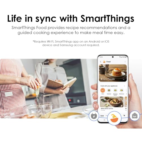 samsung 12 cu ft countertop convection microwave with air fry black glass mc12db8700ckaa