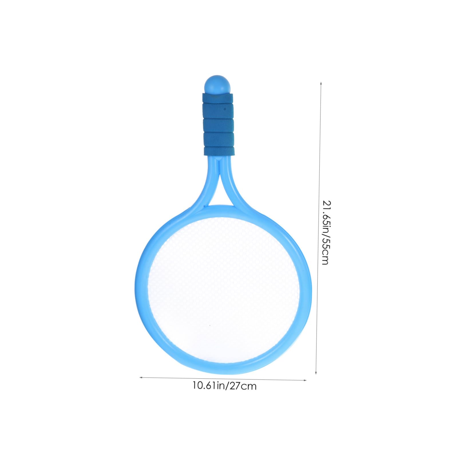 VICASKY 2Pcs Lightweight Tennis Racket Rackets Balls for Outdoor Fun for Boys Aged Promotes Hand Eye Coordination Parent Bonding Blue