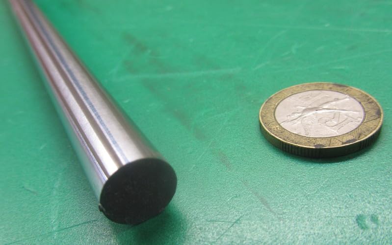 Chrome Plated 1045 Carbon Steel Shaft .500" (1/2") Diameter x 18" Long 1 pc