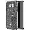 Robinsoni Beschermhoes voor Samsung Galaxy S8 Plus, gecoat, glitter, strass, beschermhoes, siliconen, TPU, zacht…