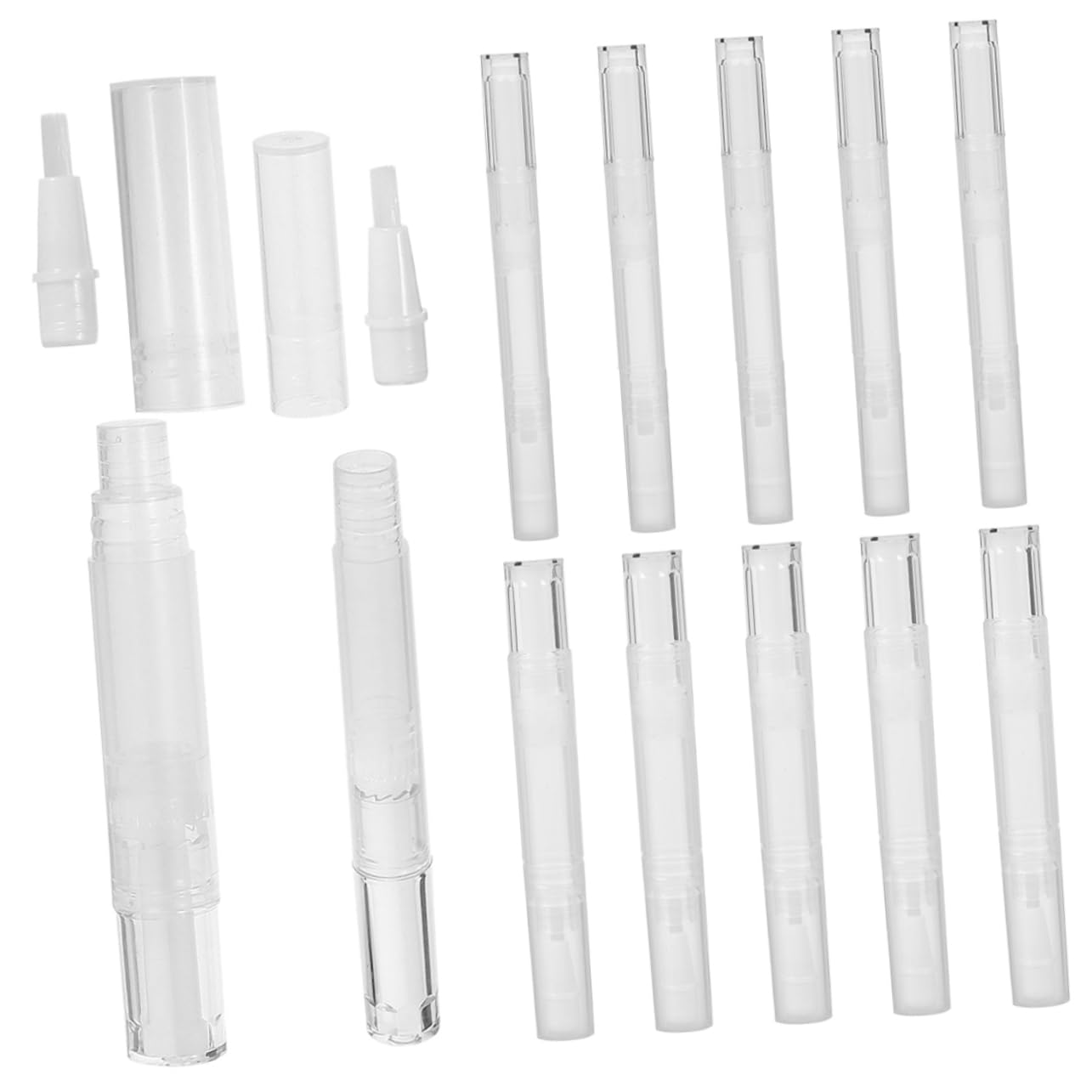 FOMIYES 60 Piezas Embalaje De Lápiz De Esmalte De Uñas De Aceite De Uñas Vacías Bolígrafo para Cutículas Pluma De Aceite para Cutículas Vacía Aceite Nutritivo Relleno Páginas