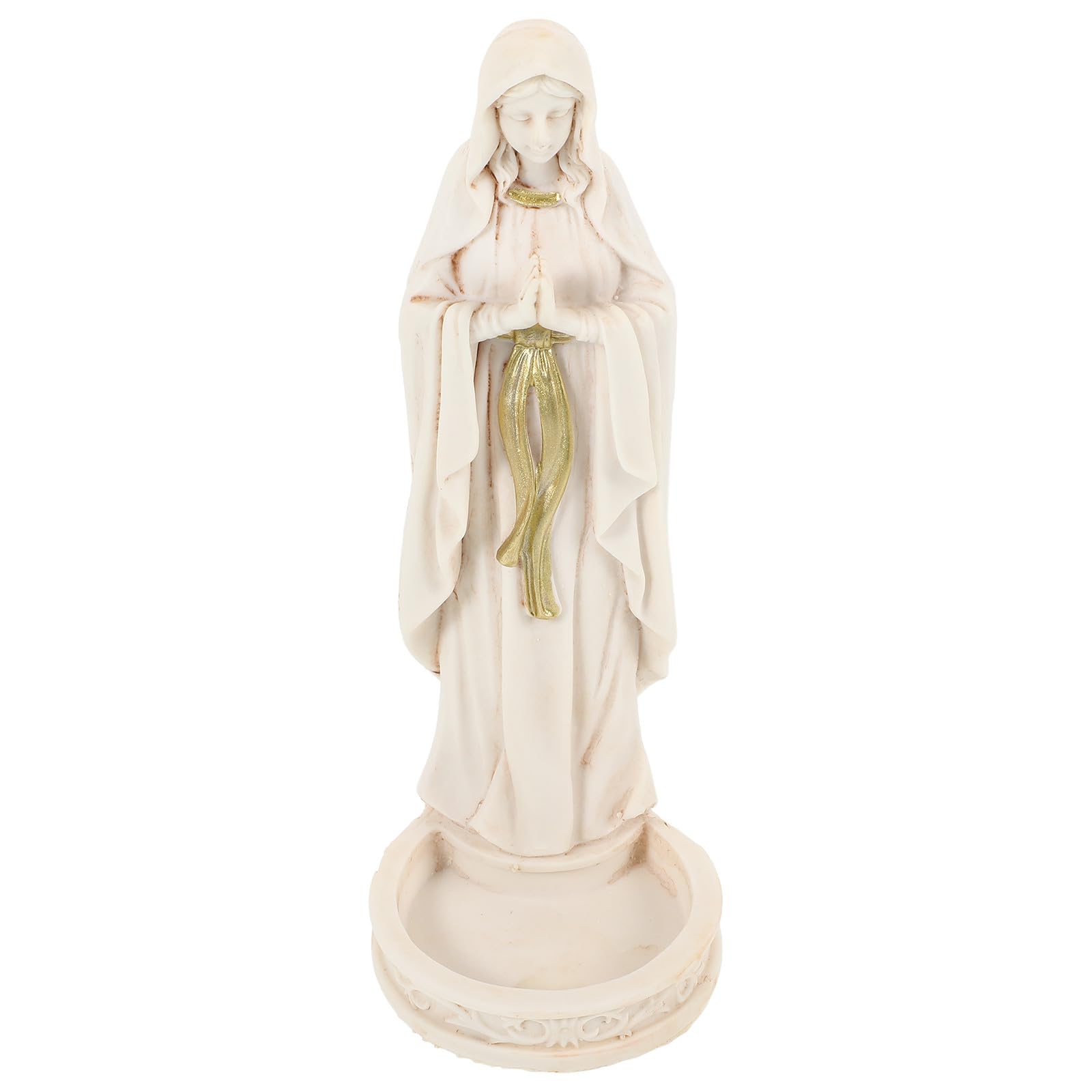 Statue Vierge en résine pour bureau et coin étude zen à la maison