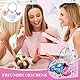 Anruzon Geschenke für Freundin, Beste Freundin Geschenke Geburtstag Weihnachten - Herzförmige Acryl-Heimdekoration und Schlüsselanhänger/Briefbeschwerer, Bff Beste Freundin Geschenke