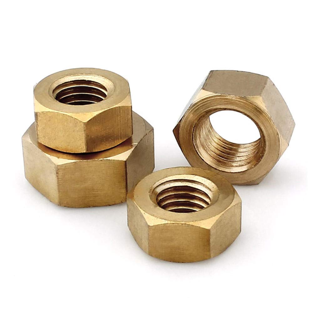 Dado esagonale in ottone Dadi esagonali filettati metrici for bulloni Viti M1.4 M1.6 M2 M2.5 M3 M4 M5 M6 M8 M10 M12 M14 M16 M20(M1.4 (100Pcs Dado esagonale in ottone Dadi esagonali filettati metrici for bulloni Viti M1.4 M1.6 M2 M2.5 M3 M4 M5 M6 M8 M10 M12 M14 M16 M20(M1.4 (100Pcs