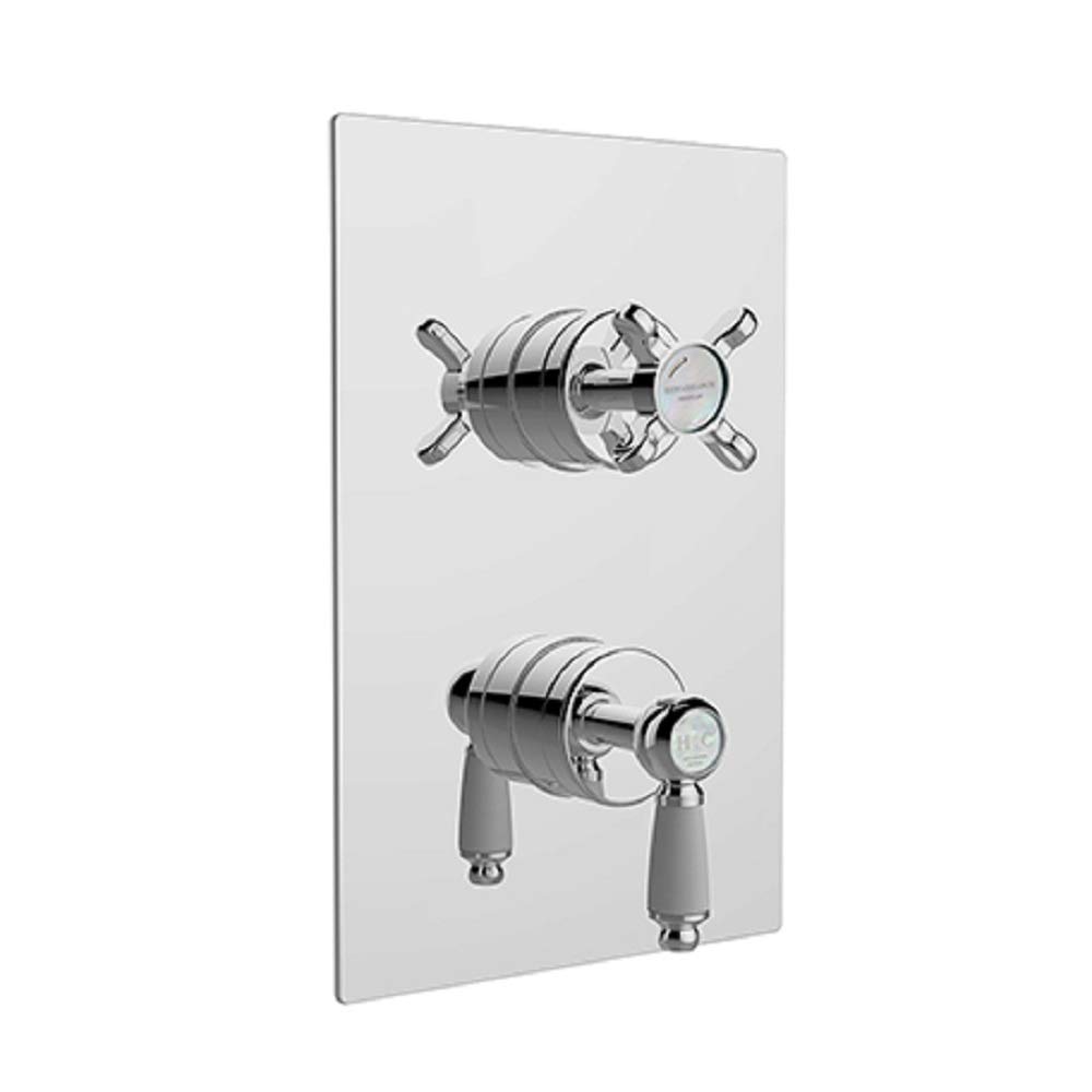 Bristan Chrome Renaissance Recessed Shower Valve, Plated (Rs2 Shcvo C)