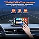 Volam Wireless Carplay Android Auto Display mit 7 Zoll Touchscreen, Mirror Link, Live-Navigation, Play Music, Siri, G00gle Sprachassistent, Bluetooth 5.0, AUX, FM