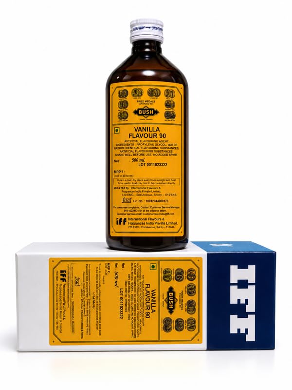 Image of IFF, Bush Vanilla 90, Aritifical Vanilla Flavouring Agent - 500 Ml