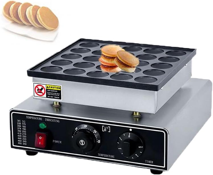 Commercial Snack 25 Holes Electric Muffins Machine Pancake Waffle Maker Pancake Machine