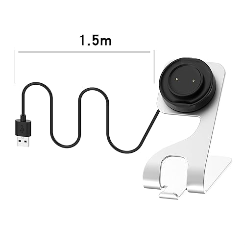 Miniatura 6 de Soporte de carga compatible con Amazfit ActiveGTS4 MiniGTR 2GTR 2eGTS 2GTS 2 MiniGTS 2ePop ProT-Rex ProBip 5Bip 33pro Cargador de repuesto para
