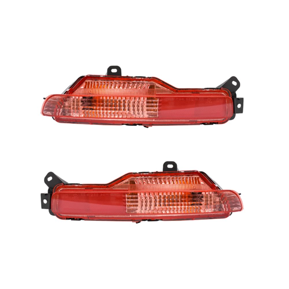 PIAOYUE For 2014 2015 2016 2017 Infiniti EX35 EX37 QX50 QX80 Left+Right Side 1 Pair Halogen Rear Turn Signal Lights Red Lens Black Housing