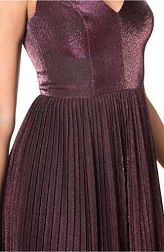 Dress The Population Womens Haley Fit And Flare Midi Special Occasion, Fuchsia Multi, Large Us #TOP3