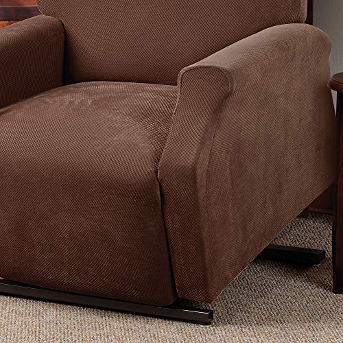 Surefit SF38704 Sure Fit Home Décor Stretch Pique Box Cushion Large Size Lift Recliner Chair One Piece Slipcover thumb #3