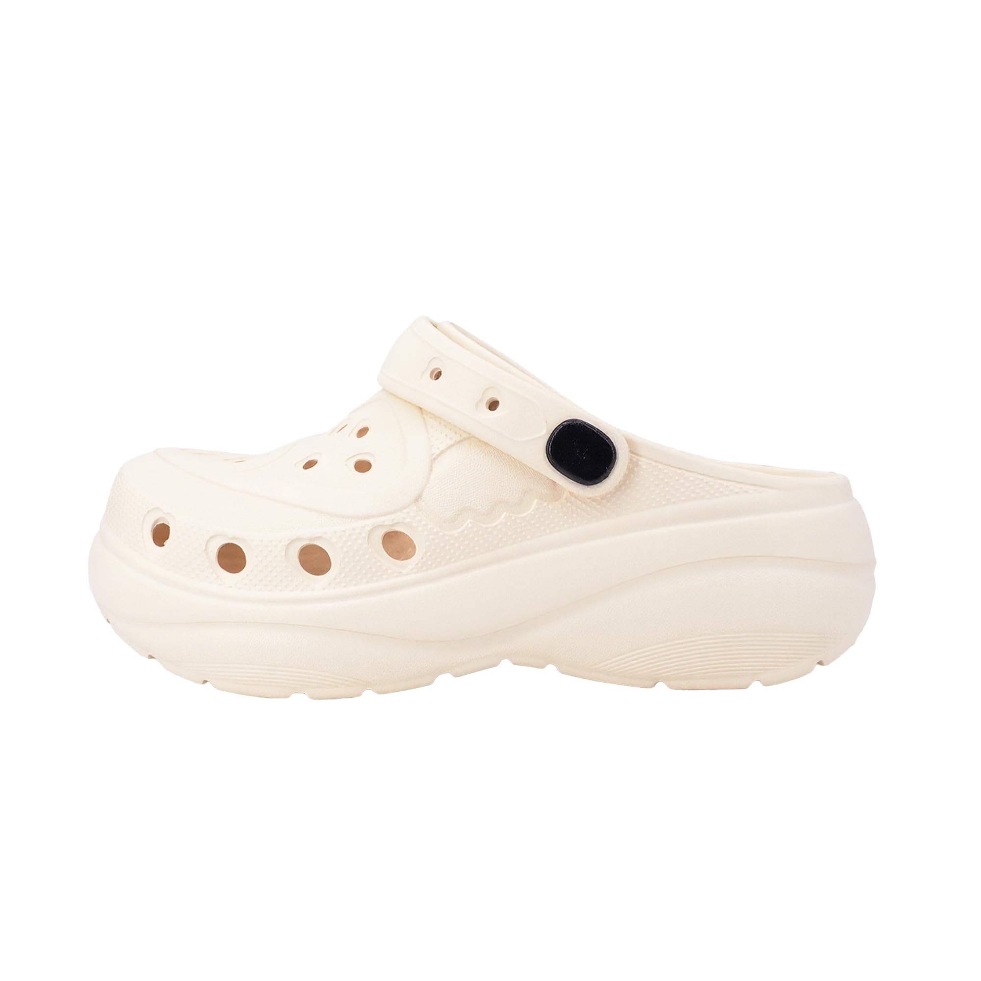 JOMIX Zoccoli Donna con Zeppa Sabot Estivi Platform Ciabatte in Gomma Morbida per Casa Mare Giardino e Lavoro Sanitari Traspiranti Leggeri