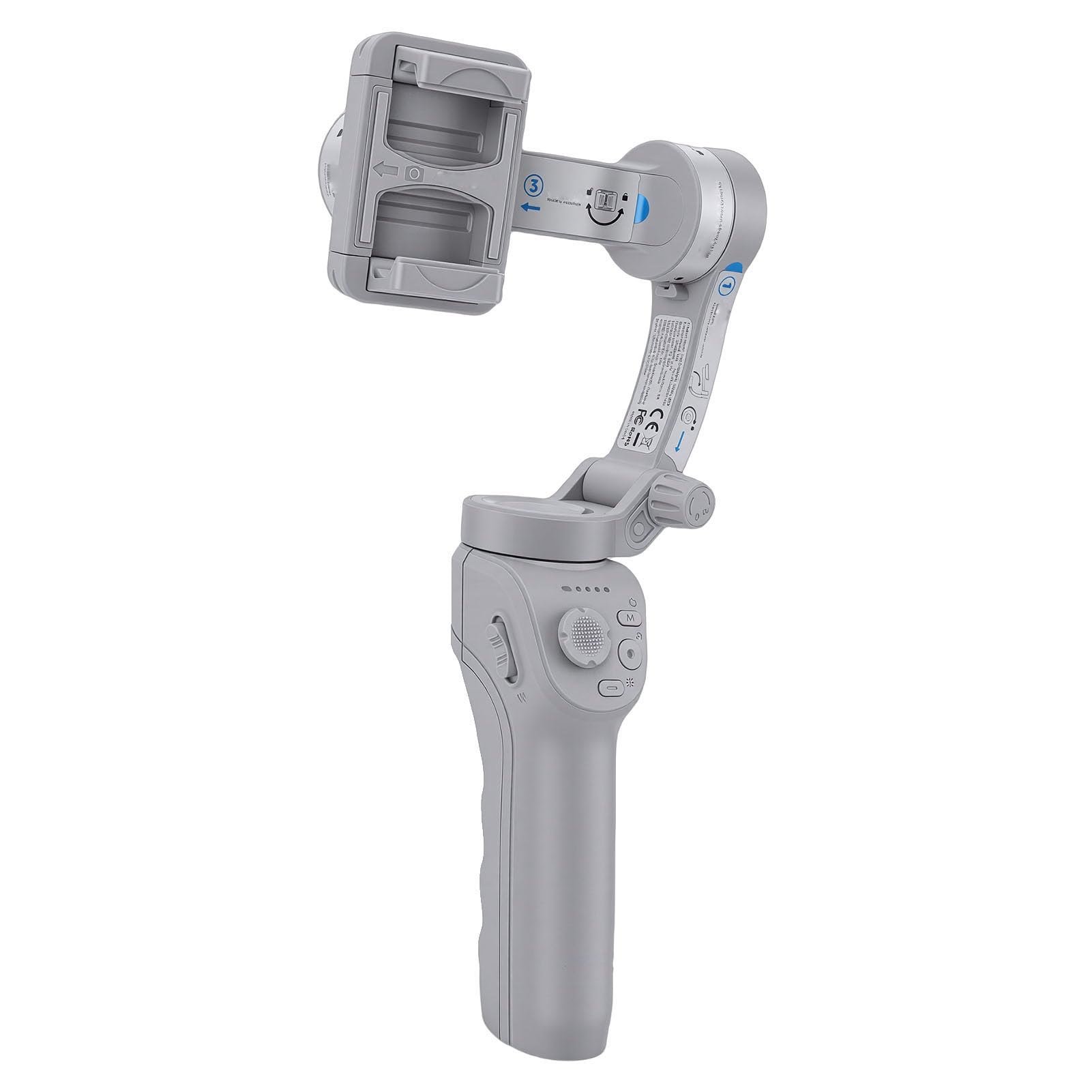 Tbest Estabilizador de Teléfono de 3 Ejes Selfie Stick con Trípode Luz de Relleno Seguimiento AI Antivibración para Grabación de Video Vlogging Creadores de Contenido de Viajes