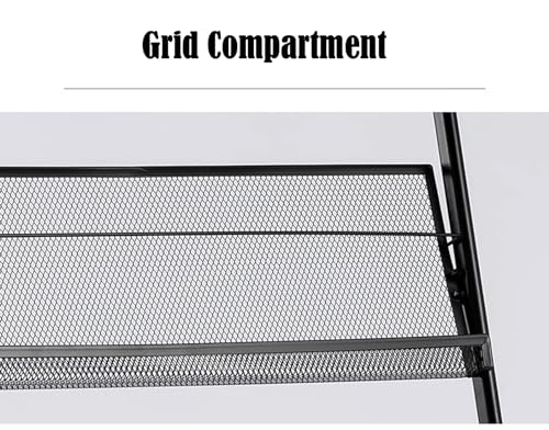 TUKA-i-AKUT Soporte para Revistas Suelo Expositor de Pie para Folletos, 4 Estantes Revistero para Presentación de Literatura Portafolletos Catálogos, Soporte de Acero, 40x29x146CM TKD8687 - imagen 3