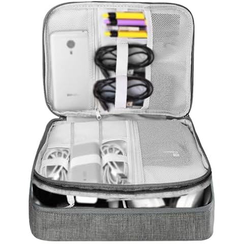 HCFGS Extra Large Travel Cable Organiser Bag Cover