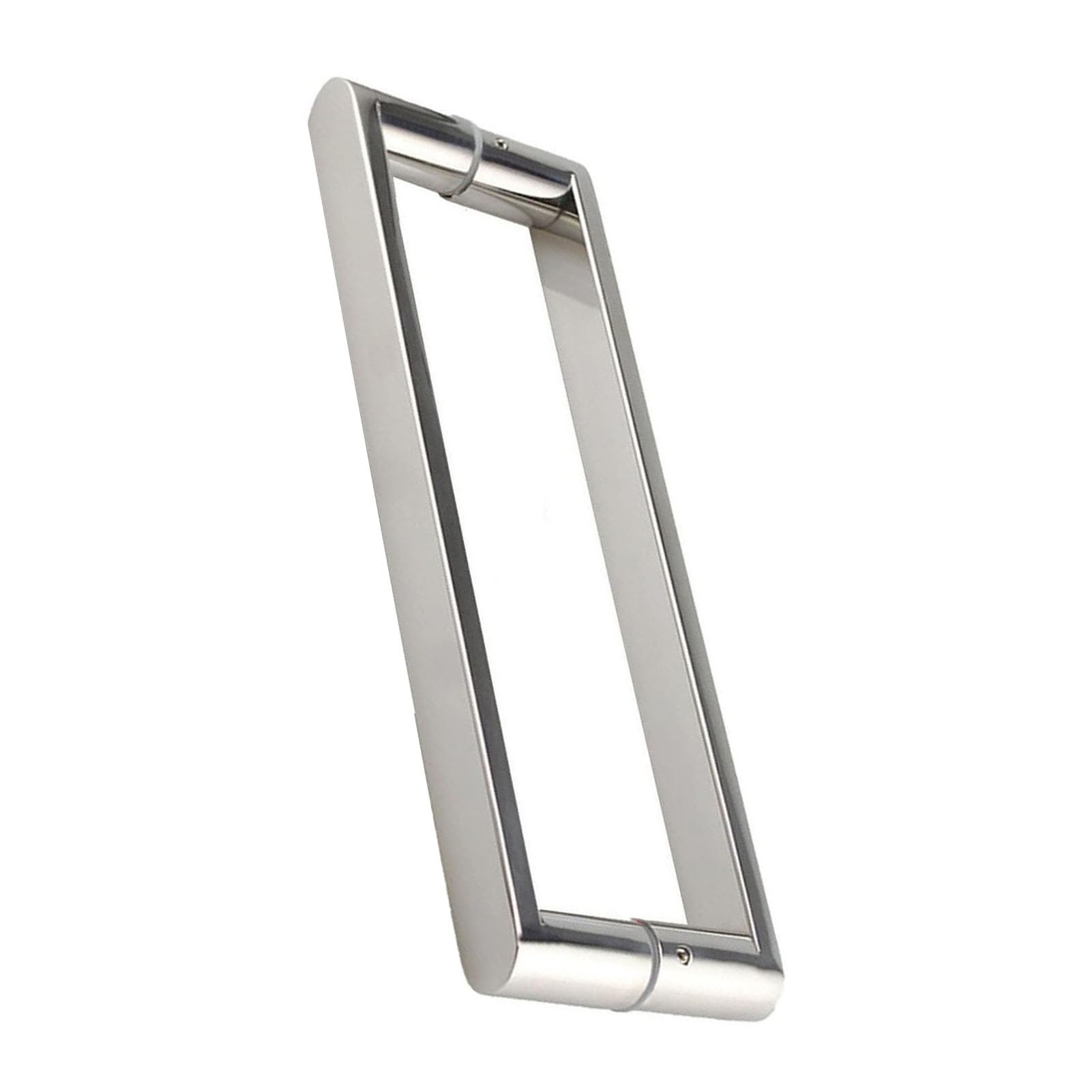 Poignée de porte en verre contre fuites d'eau avec joint étanche inox 160mm