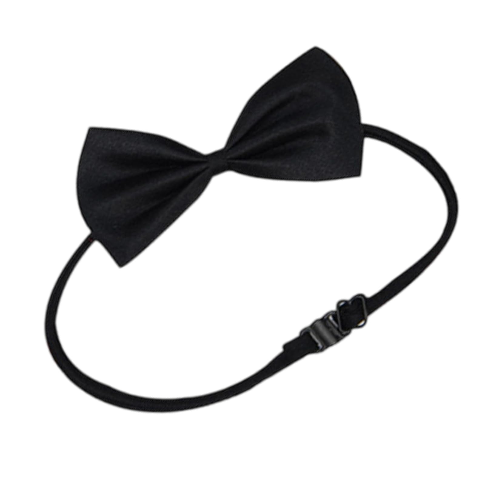 Yugshnkfc Unisex Black Bowtie Adjustable Necktie For Adult Children Adjustable Bowtie Party Formal Event Dressingup Accessories Party Accessories