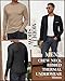 Evervibe 3 Pack Men's Big and Tall Thermal Shirts, Cotton Long Sleeve Ribbed Sweater Crew Neck Knit Pullover Basic Undershirt(Black, White, Khaki,3X-Large)
