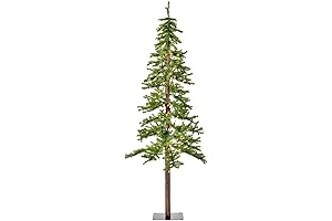 Vickerman 6' Alpine Artificial Christmas Tree with 250 Clear Lights