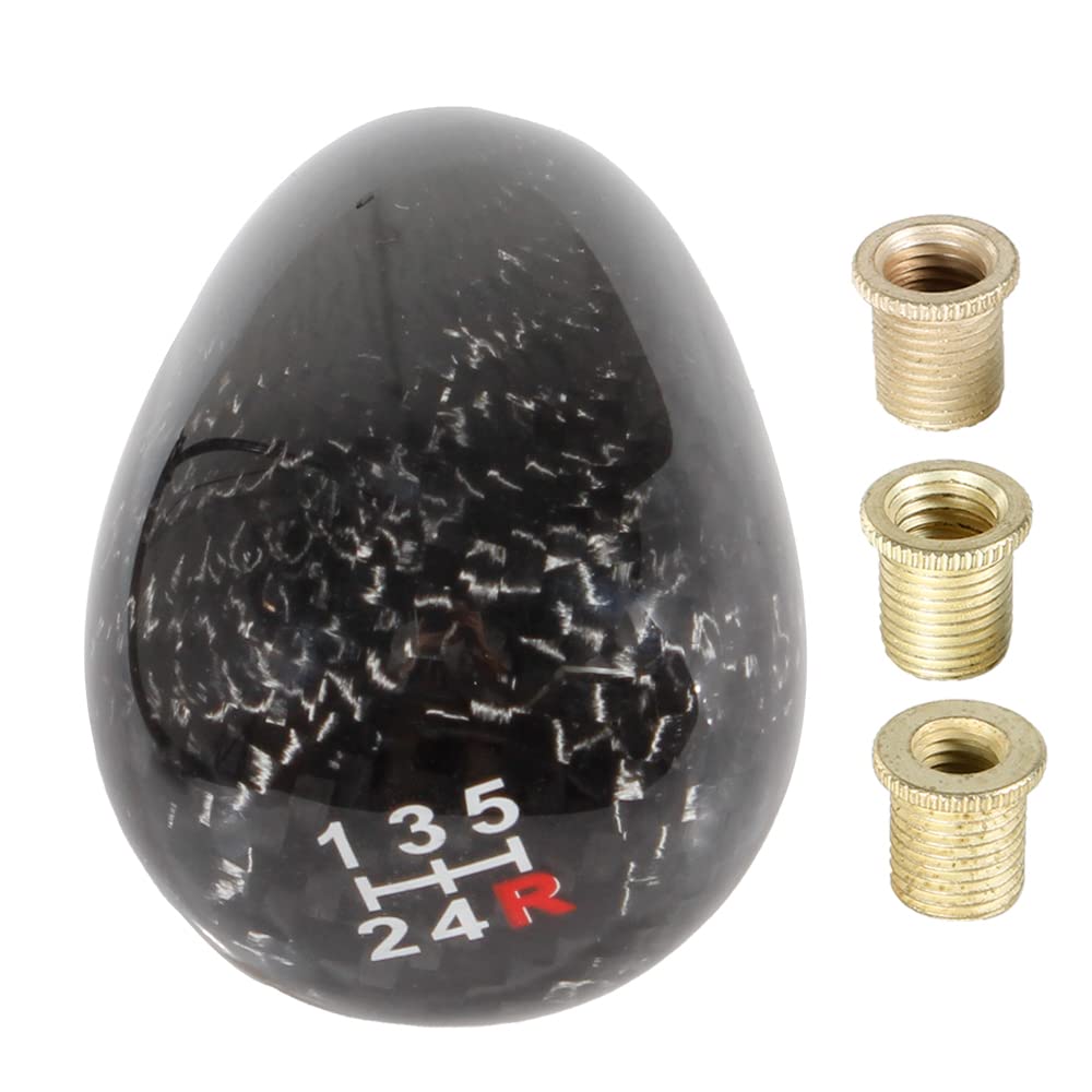 5 Speed Gear Knob Muge Racing Carbon Fiber Shift Knob 5-Speed For ...