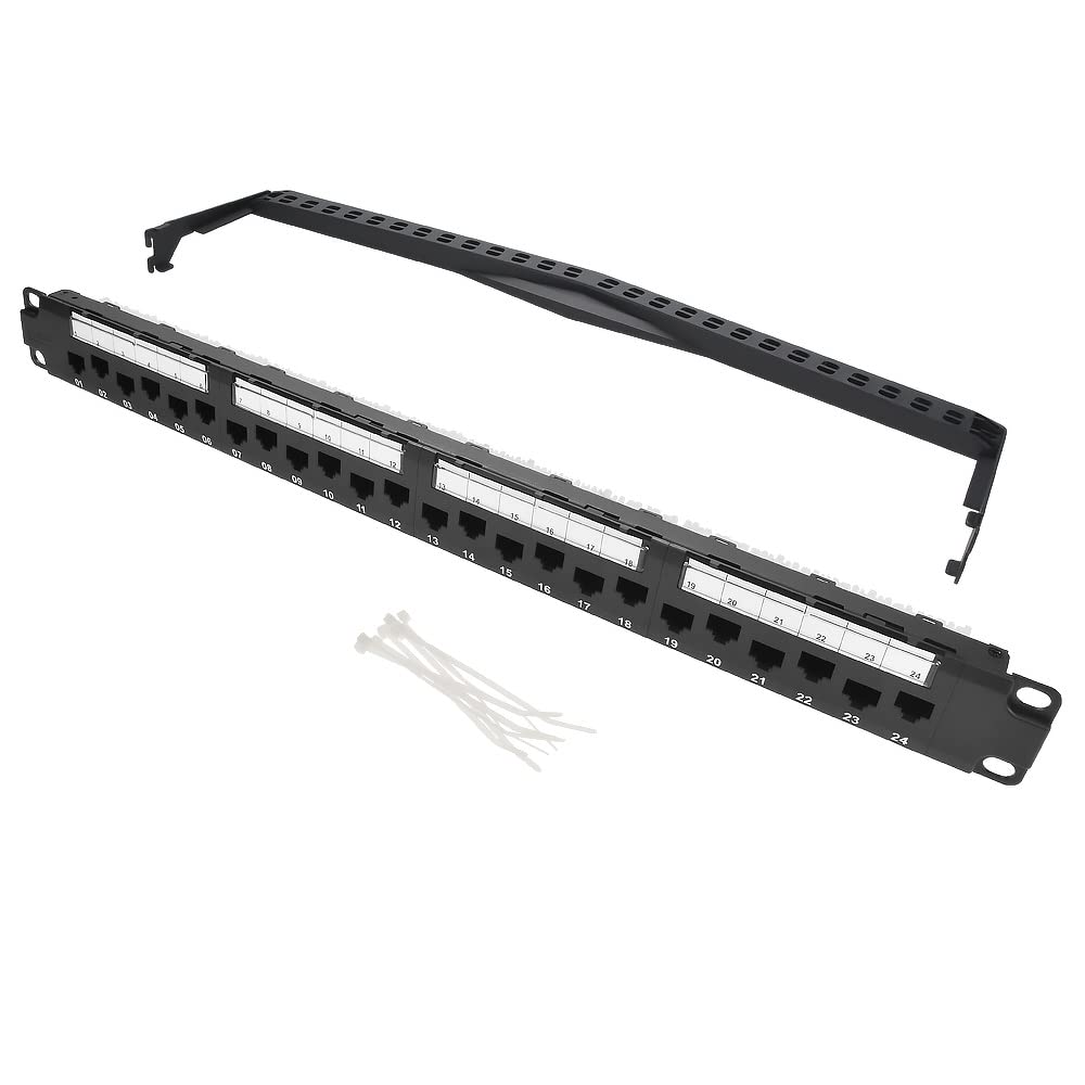 Cable Central LLC (20 Pack) Cat.6A 110 Type 24Port Patch PanelRackmount UL Listed.