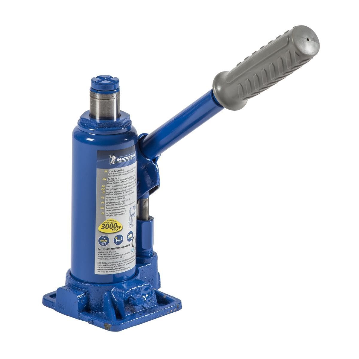 MICHELIN009559 Bottle Jack 3T, Bleu
