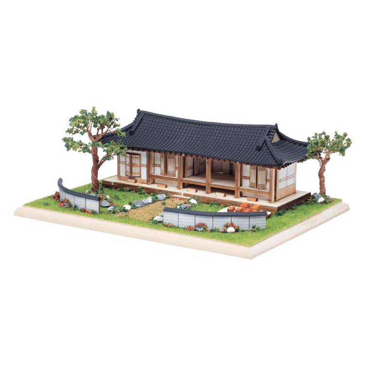 Maquette en bois Youngmodeler et diorama coréen aux finitions haut de gamme
