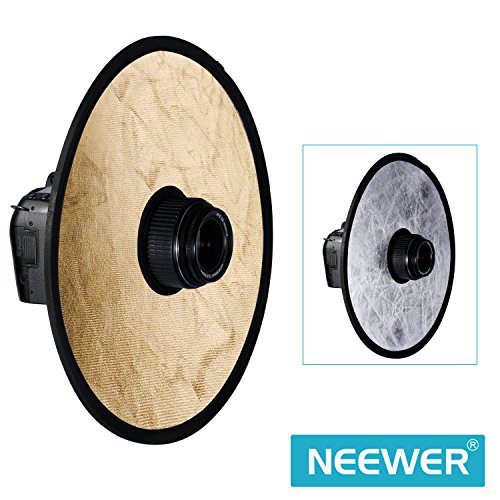 Neewer 2-in-1 30cm Riflettore Dorato & Argento