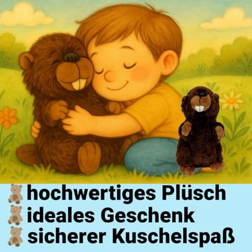 Duckshop I Plüsch Biber I Stofftier I Kuscheltier I Geschenk für Kinder