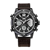 Waterproof and Warranty: Water resistant to 3ATM(30m), withstands rain and splashes of the water, not suitable for bathing, swimming or diving. Enjoy 1 year’s warranty and 100% money-back guarantee within 30 days. For any questions, please feel free to contact us.