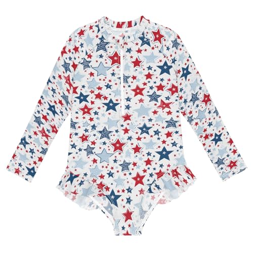 Girls Swimsuit One Piece Quick Dry Sun Protection Rash Guard Girls' Swimwear Sport Bathing Suit