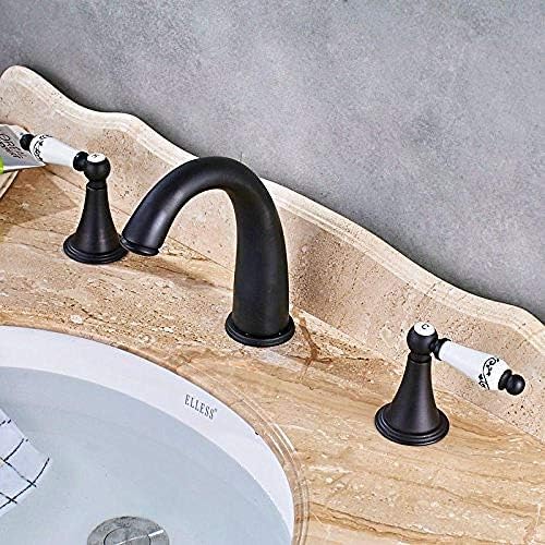 Robinet de cuisine en forme d'arc en bronze huilé pour retrouver le charme d'antan