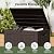 NEWBULIG 31 Gallon Deck Box, Weatherproof Resin Lockable Outdoor Storage for Secure Package Deliveries and Indoor Storage in Garden or Patio, Backyard