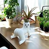 Ghost Planter Cute Big Booty Body Shaped Planter,Hilarious Air Plant Holder, Resin Air Fern Display Stand Prank Gift Decor for Indoor Outdoor Home Office