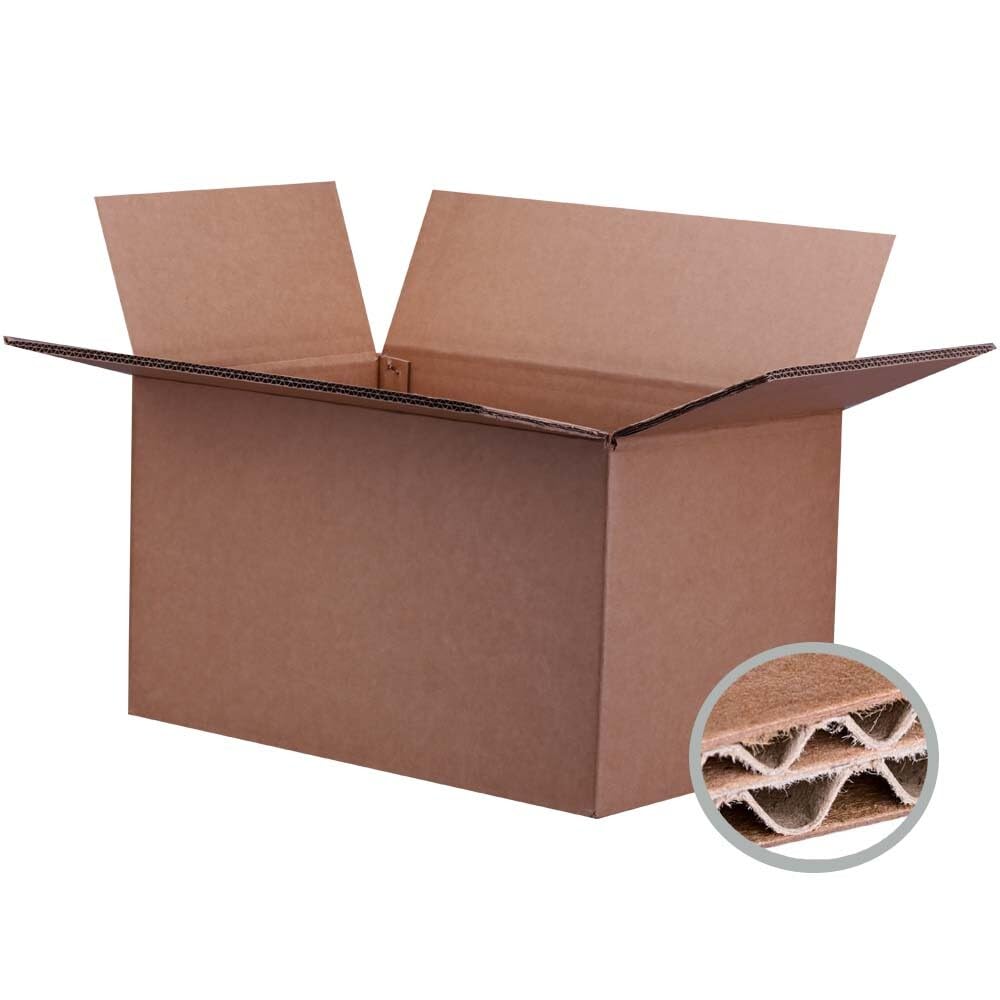 Export-Wellkisten 2-wellig Wellpappe Braun 700 x 400 x 350 mm, 5 Stück