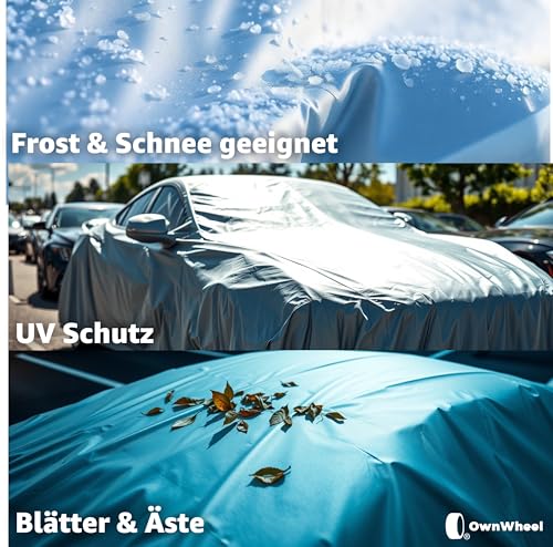 Universal Autoschutzhülle - wasserdicht - Autoplane Garage Auto & Autoabdeckung - Abdeckplane & Abdeckung von Auto, PKW - Fahrzeug - 470 x 180 x 150 cm