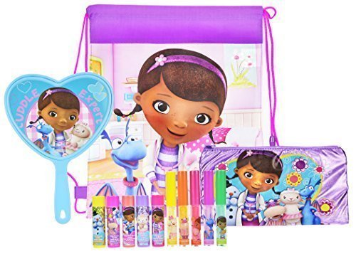 Disney Doc McStuffins Beauty Set, Lip Stick and Mirror, Plus Doc McStuffin Bag