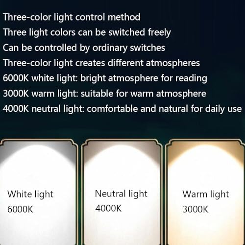 Panneau lumineux LED 50cm avec abat-jour acrylique moderne