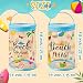 Y1tvei Beach Lotion Toiletry Bag - 2Pcs Beach Survival Kit Cylinder Travel Makeup Bag with Handle Sunscreen Holder Pouch Clear PVC Plastic Waterproof Barrel Zipper Cosmetic Bag for Women