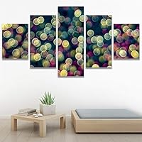 SIGNWIN 5 Panel Canvas Wall Art Organic Arrangement Modern Artwork for Home Decorations Ready to Hang - 60
