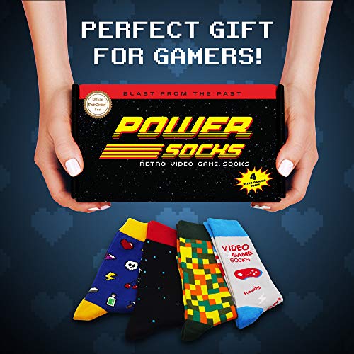 Chaussettes de jeu vidéo rétro PopCrewTM pour vos soirées console - 6