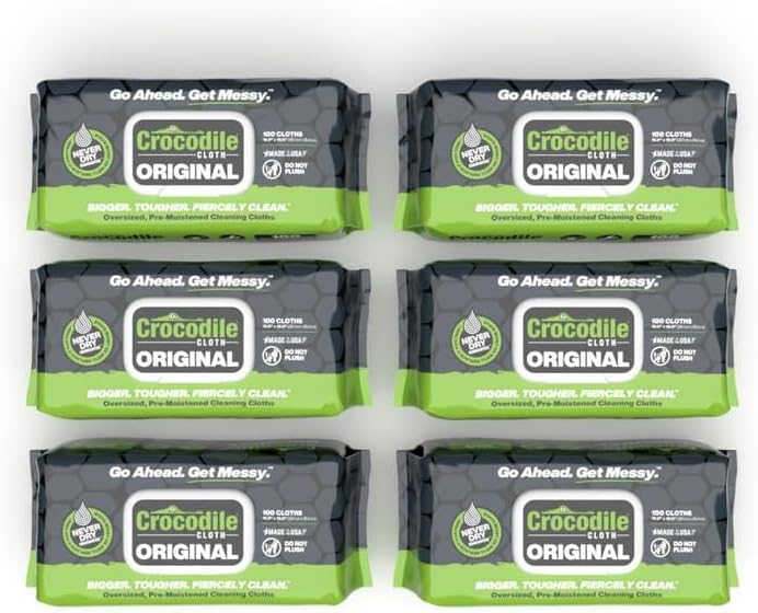 Crocodile Cloth Industrial Hand & Tool Cleaning Wipes