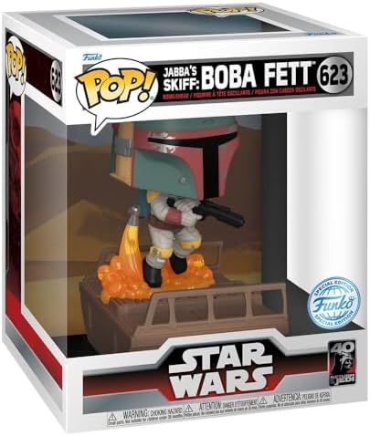 Funko Pop! Deluxe: Star Wars Jabba's Skiff - Boba Fett (Target Exclusive)