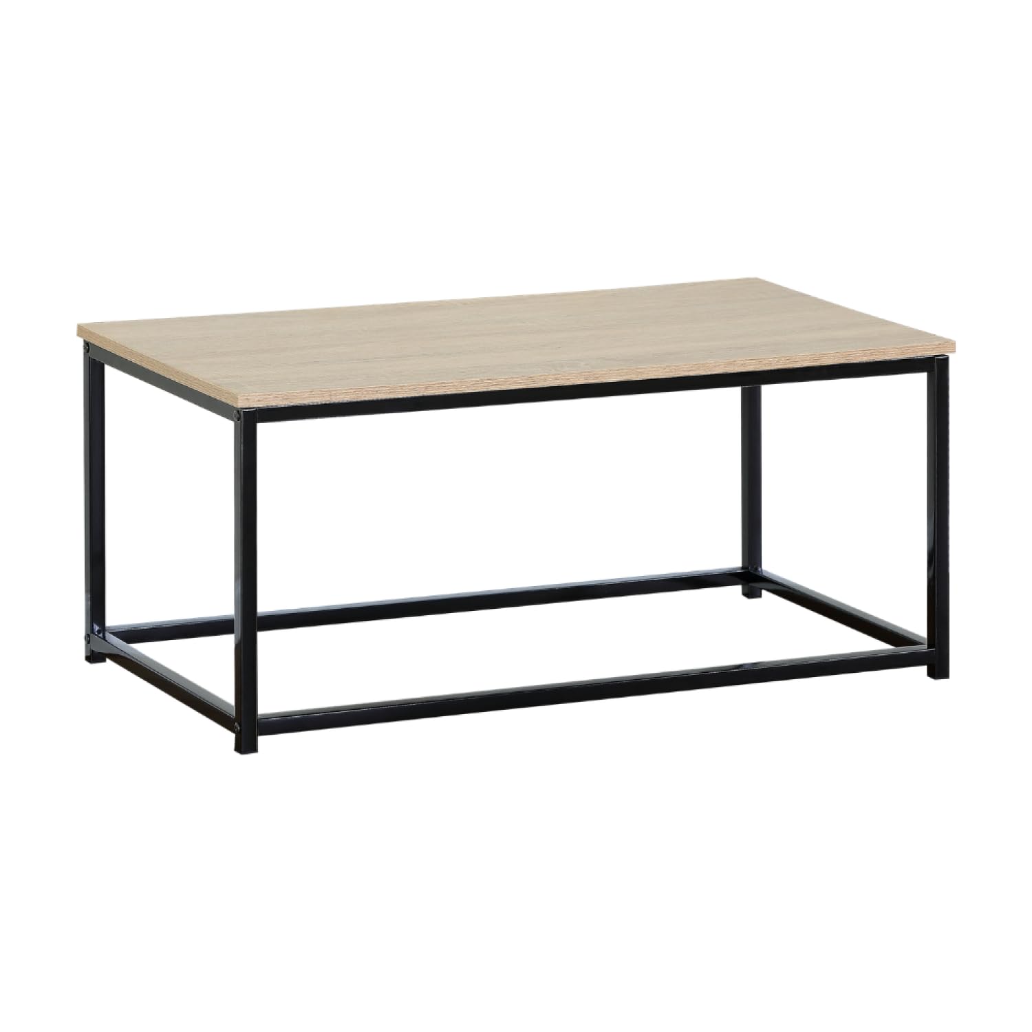 CONCEPTO FÁBRICA | Mesa de centro TIVI paneles de partículas marrón | 90 cm | 3 piezas | Calidad Premium | Diseño limpio y funcional | Muebles contemporáneos duraderos | Confort