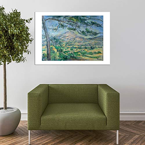 Impression d'art Paul Cezanne Montagnes affiche matte medium sans cadre - 7